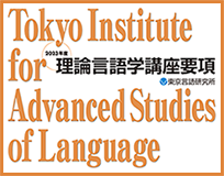 理論言語学講座 大学生から研究者の方々までことばに興味を持つ様々な方が受講しています